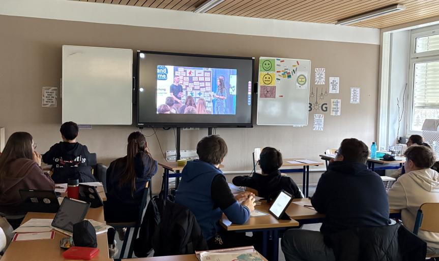 Mit Verantwortung digital lernen: KI im Fokus des 8. Jahrgangs beim SID 2026